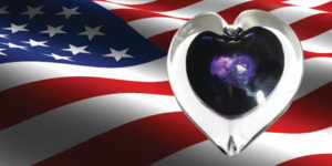 Purple Heart Paperweight
