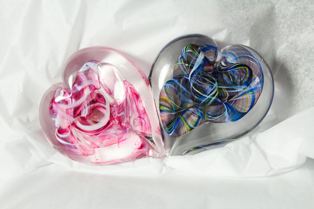 Glass hearts