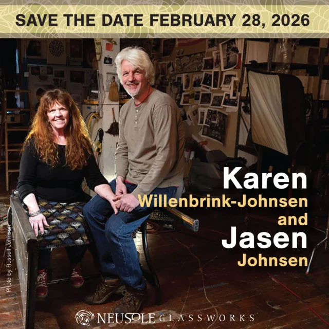 So very excited to announce glass artist and Cincinnati native Karen Willenbrink-Johnsen (you may have seen her on Blown Away) and Jasen Johnsen will be at Neusole Glassworks. Please join us on February 28 for a gallery opening and demonstration. It is free and open to the public. More details to come. #neusoleglassworks #visitingartist #karenwillenbrinkjohnsen #nonprofit #naturelover @karen_willenbrink_johnsen  @jjglasstools 
11925 Kempersprings Drive, Cincinnati, Ohio 45240 🔥🔥🔥🔥🔥